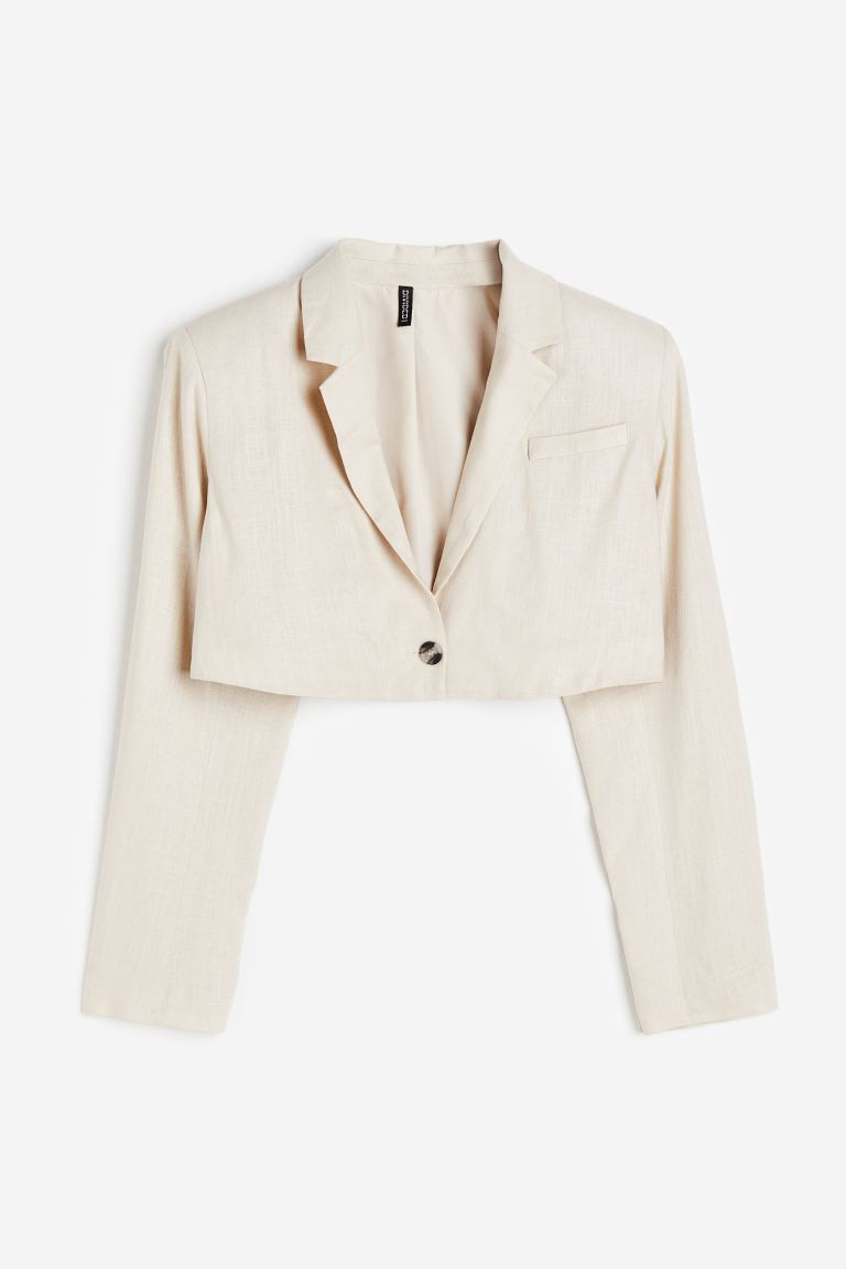 H&M+ Cropped blazer | H&M (UK, MY, IN, SG, PH, TW, HK)