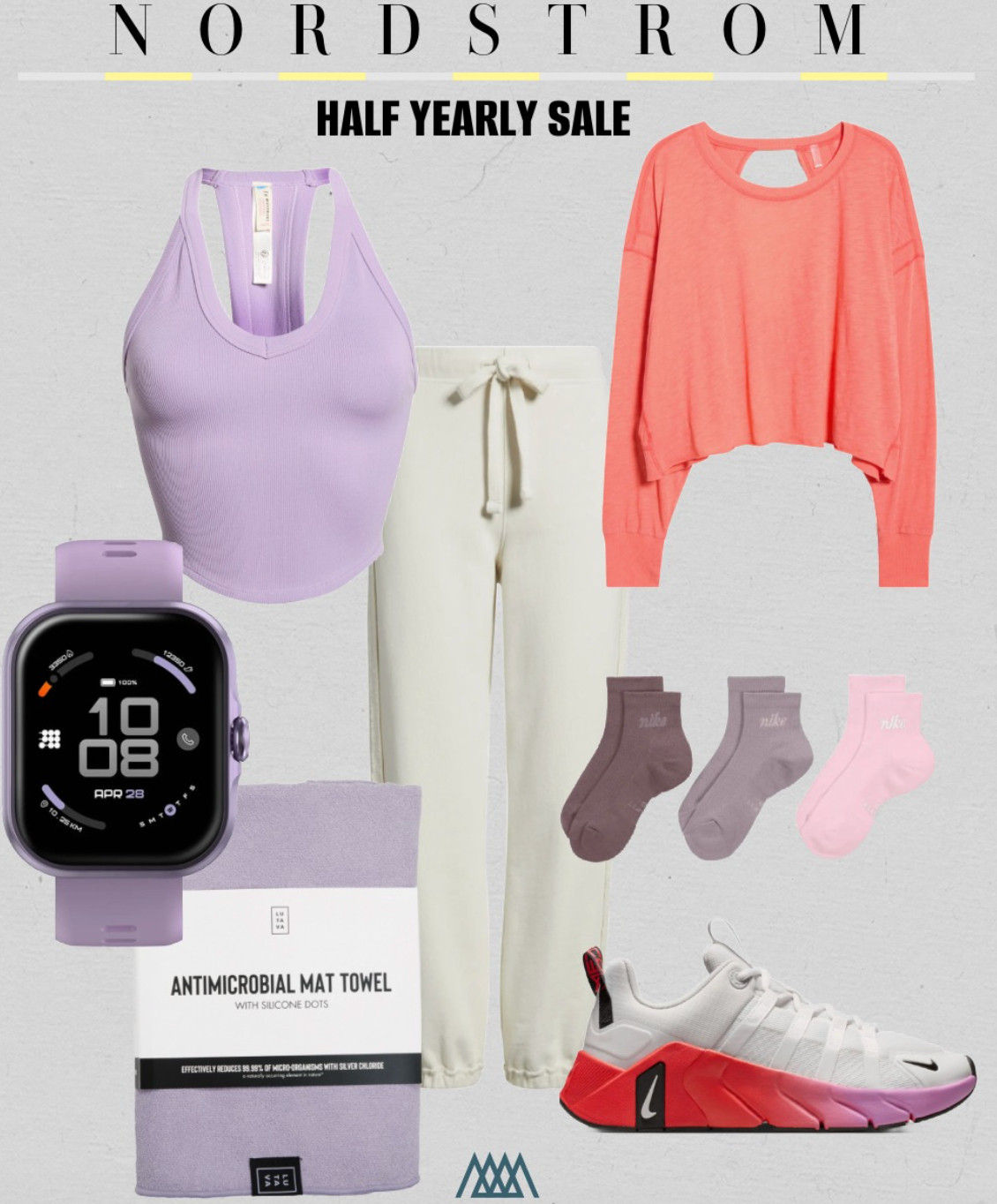 Cute activewear somehow makes me believe I’m the kind of person who stretches before Pilates instead of sprinting in 90 seconds late. So many fun athletic finds included in the Nordstrom sale. 

 #LTKootd #LTKActive #LTKSaleAlert