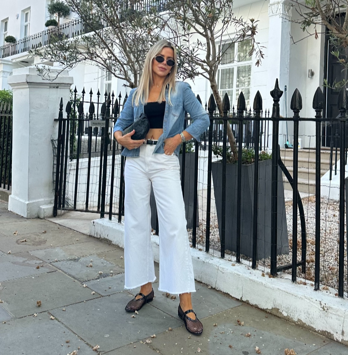 White jeans outfit idea 🤍 #whitejeans #whitejeansseason #summeroutfit #springoutfit #bottegaveneta 

#LTKspring #LTKstyletip #LTKuk