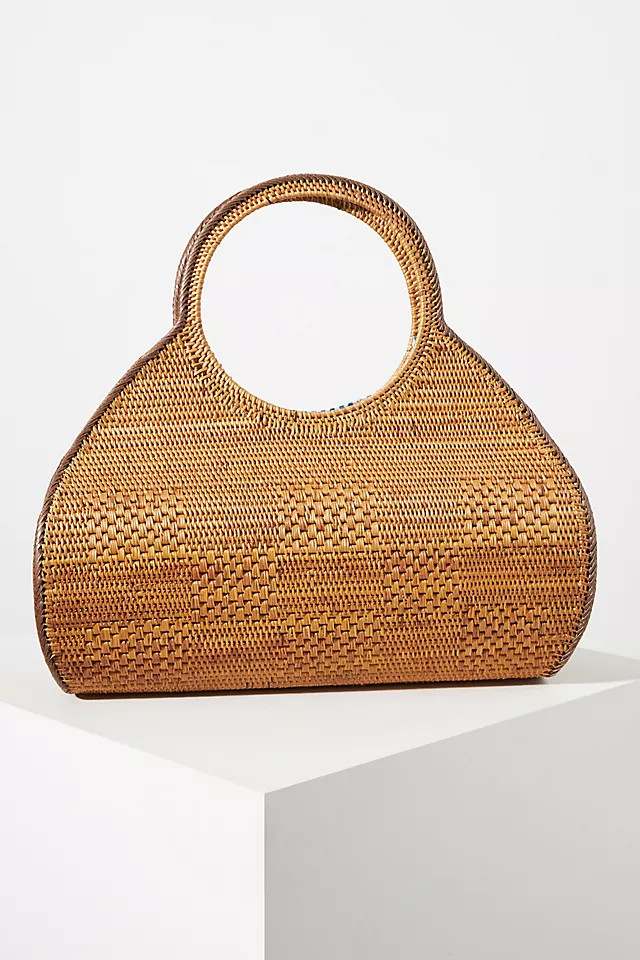 Woven Rattan Shoulder Bag | Anthropologie (US)