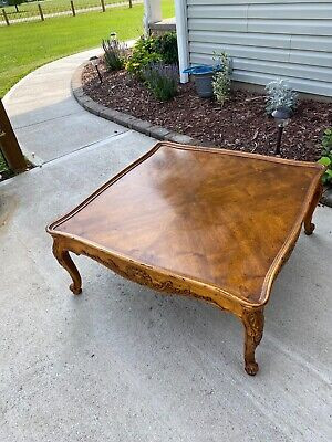 Vintage Henredon French 'Villandry' Burl Walnut Coffee table | eBay US