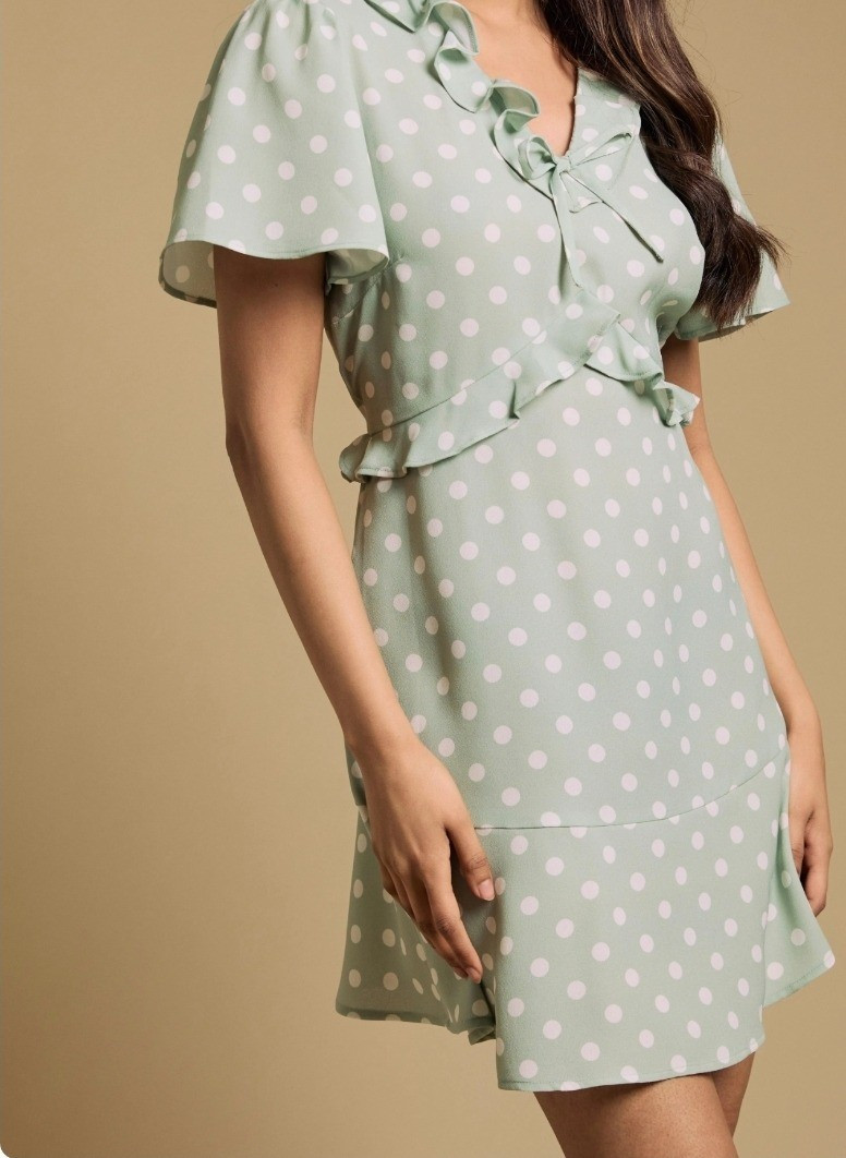 Green Petite polka dot dress for spring and summer

#LTKPetite #LTKMidsize