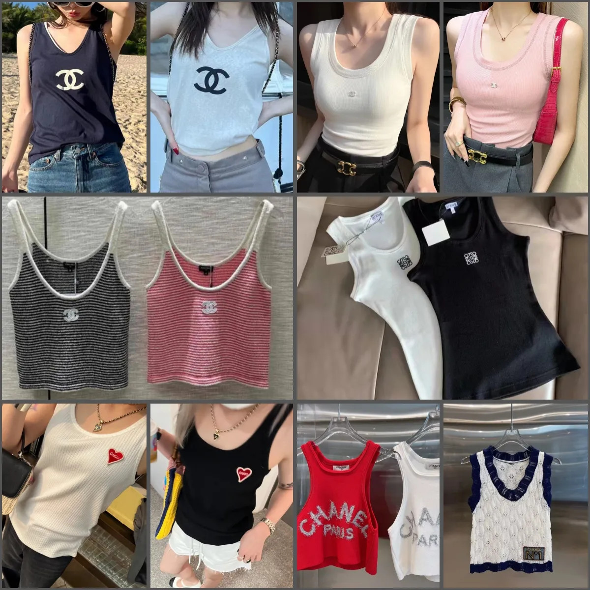 Brand Dupe Tank Tops for Woman Fashion Designer Sleeveless Vest Summer Outdoor Clothes | DHGate