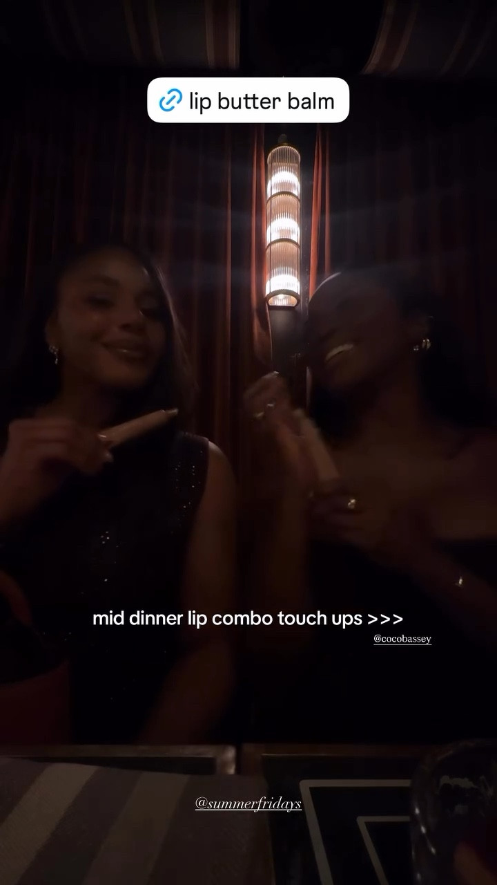 Mid dinner lip touch ups using my favorite summer Fridays lip butter balm in vanilla! Such a perfect glossy, hydrating balm that keeps your lips protected during the winter! .. For more links to nthe love knot slouchy bag, statement belts, apres ski outfit, cape coat, winter capsule wardrobe, alo softsculpt, valentines day outfit, hooded scarves, vacation outfits beach, date night outfits, follow me on LTK! ✨


#LTKFindsUnder50 #LTKBeauty #LTKgrwm