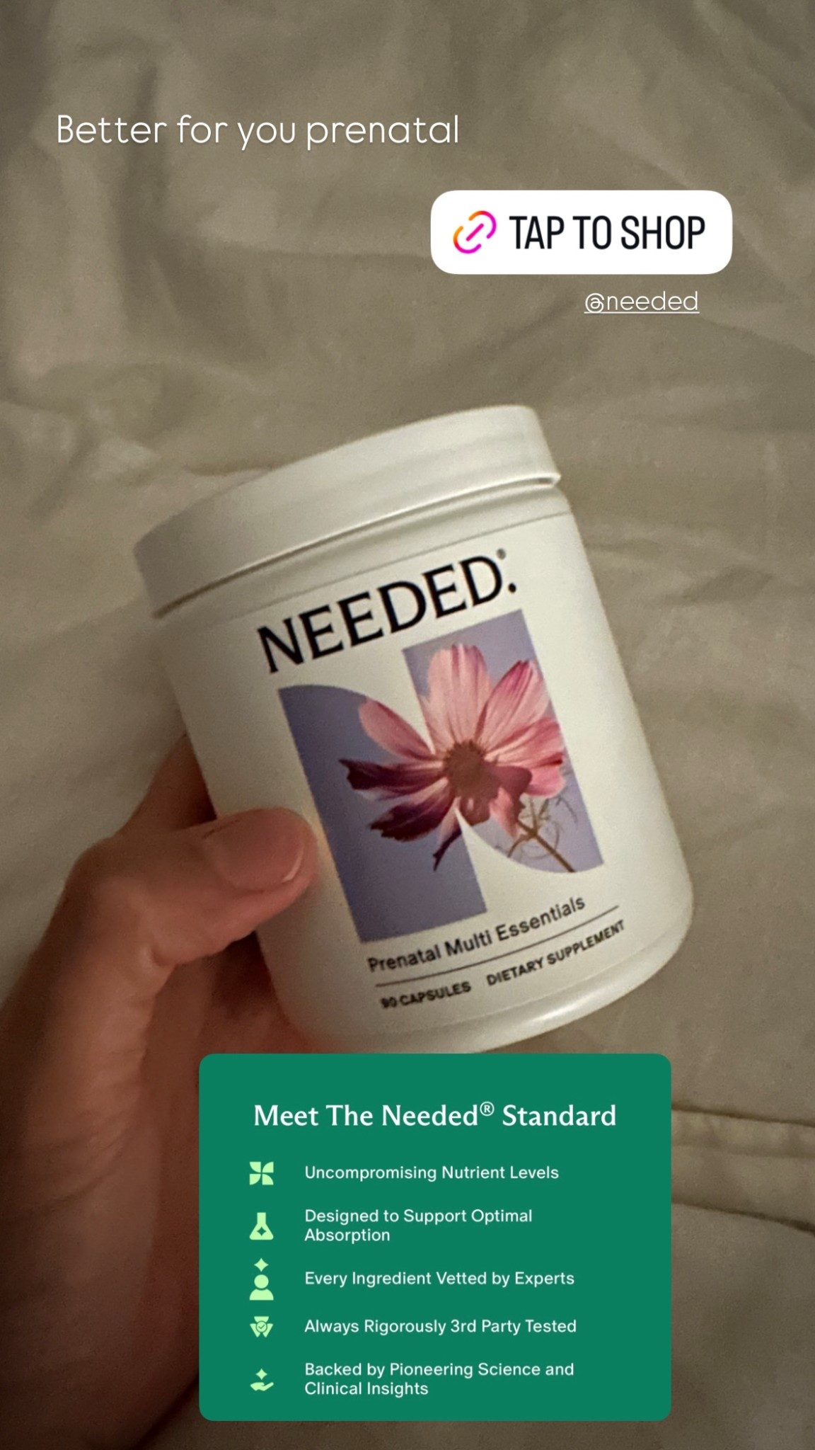 Wanted a cleaner prenatal while I was pregnant with our second and still take them. The smell/taste is not good y’all. But I plug my nose like a child and love knowing I’m supporting my boy with clean nutrients while I’m PP and nursing!! 
 
 
Postpartum, prenatal, pregnancy, vitamins, motherhood  

#LTKBaby #LTKmomlife #LTKBump
