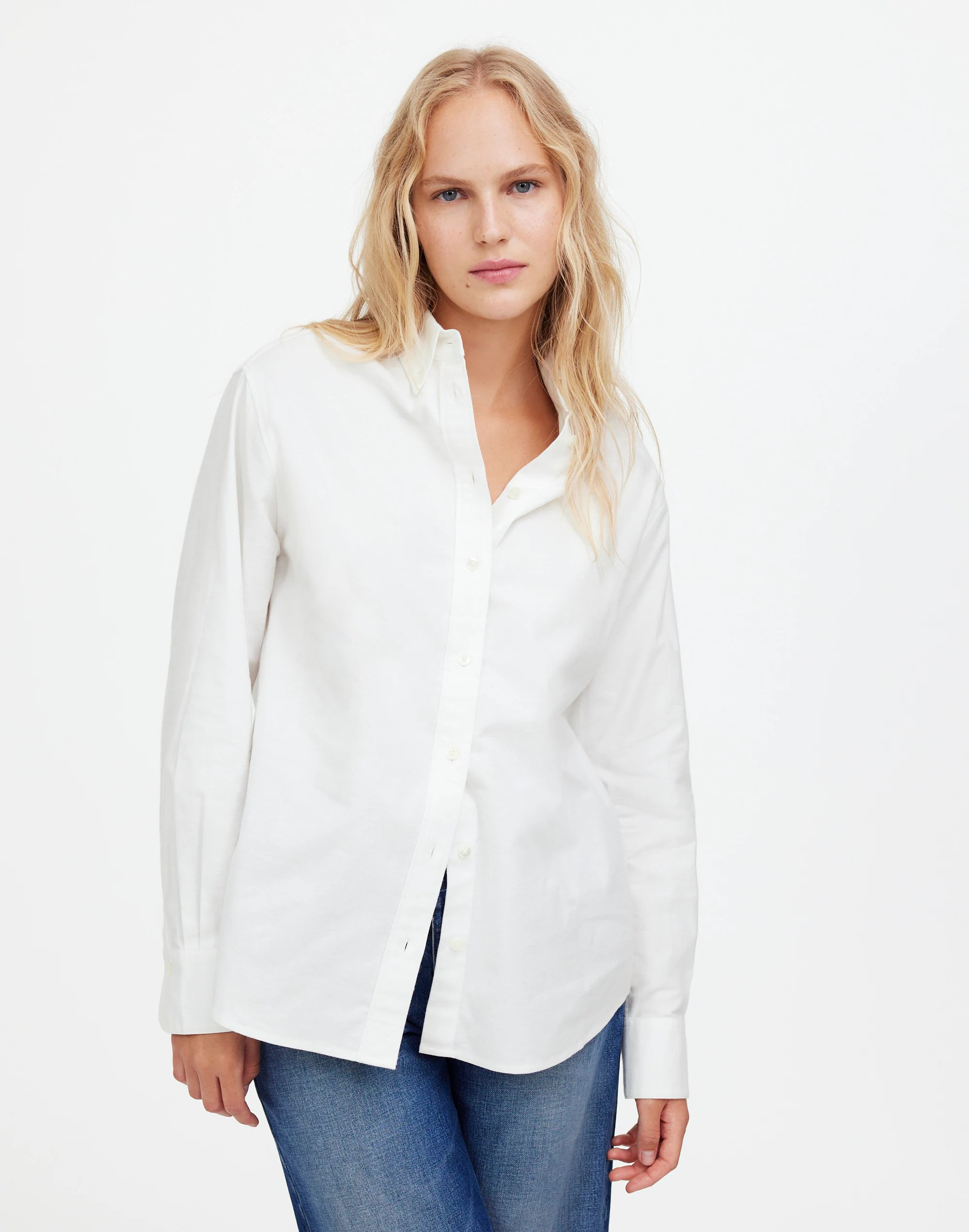 Oversized Button-Up Shirt in Oxford | Madewell