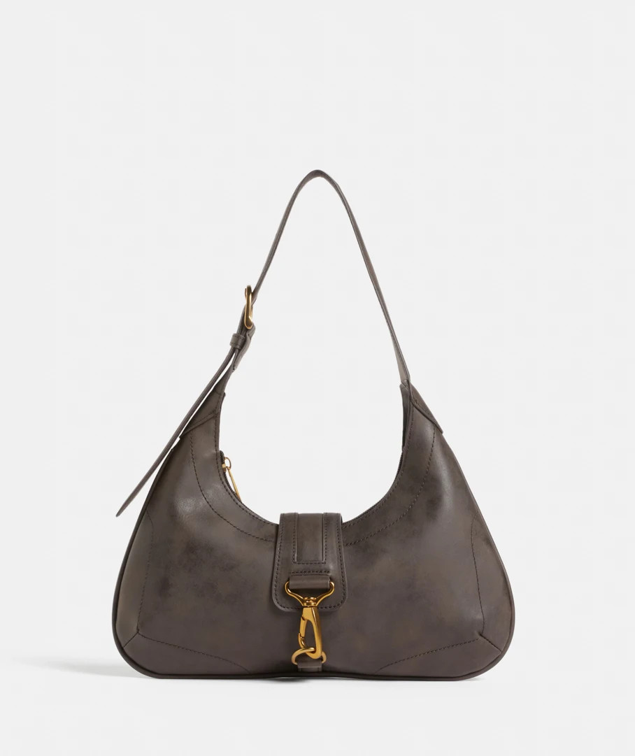 Chocolate Horsebit Detail Bag | Sussan