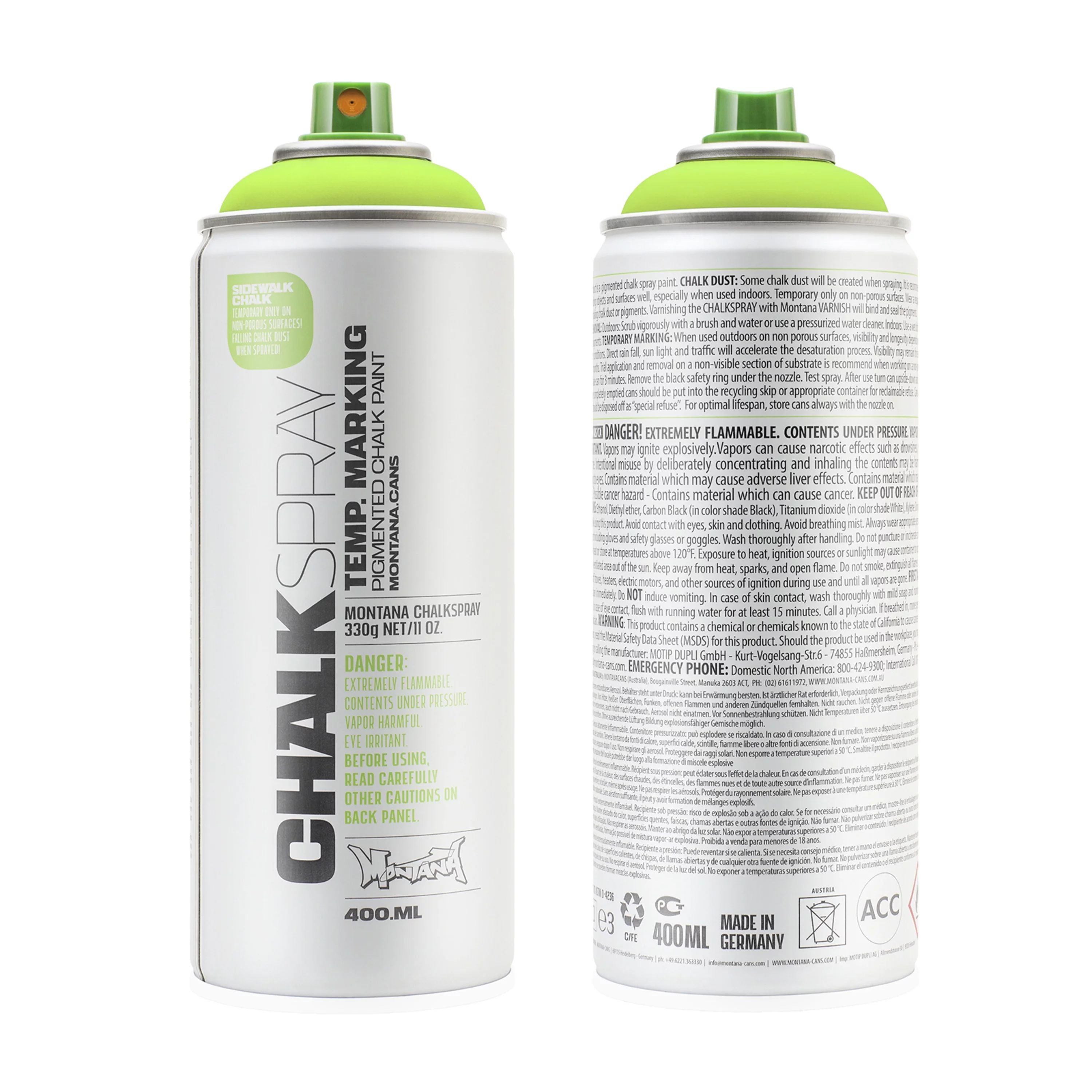 Montana CHALK 400 ml Spray Color, Green | Walmart (US)