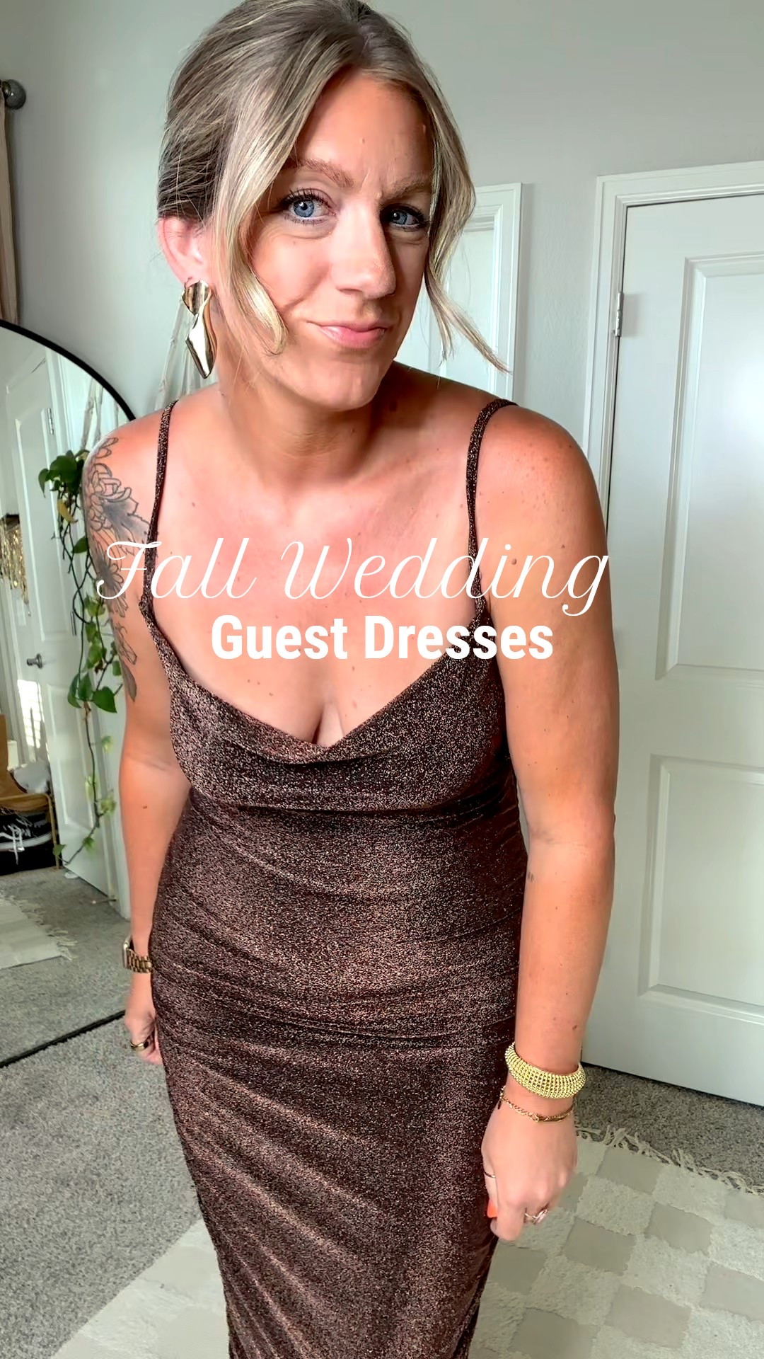 Tall girl approved early fall wedding guest dresses 

Floral midi - large
Navy - US 10
Gold - small, runs big, sized down twice!! 
Brown - US10
Floral maxi - US10



#LTKOver40 #LTKTall #LTKWedding