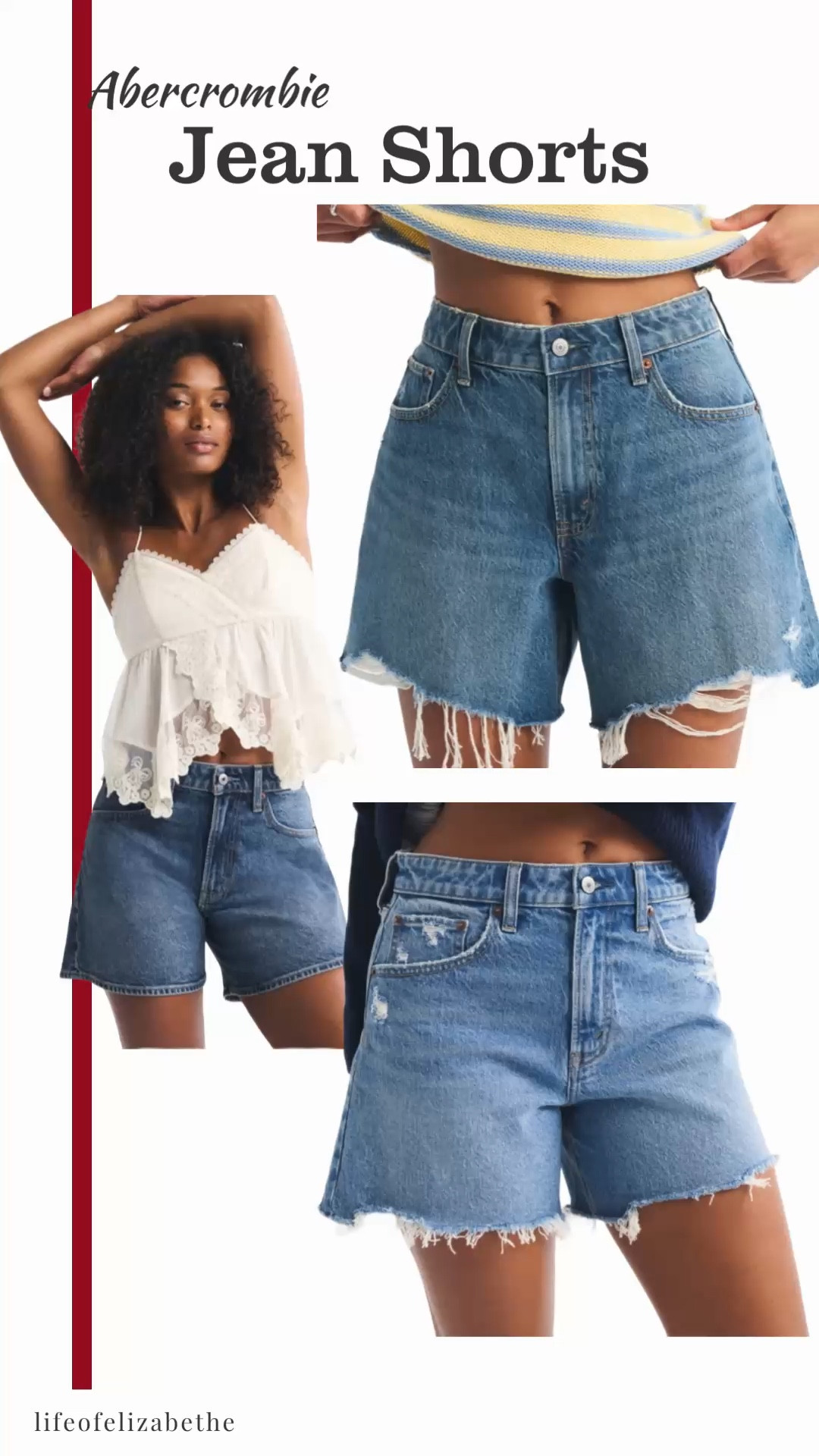 Long inseam jean shorts for thick thighs

#LTKMidsize #LTKOver40