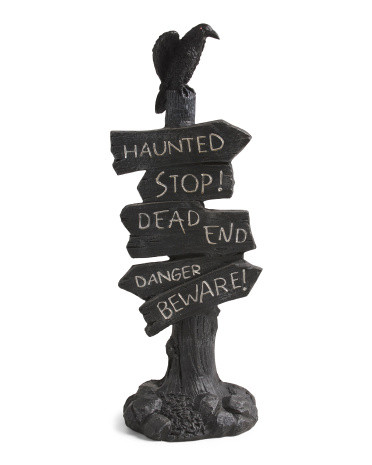 38.5in Outdoor Solar Powered Road Mark Sign | TJ Maxx