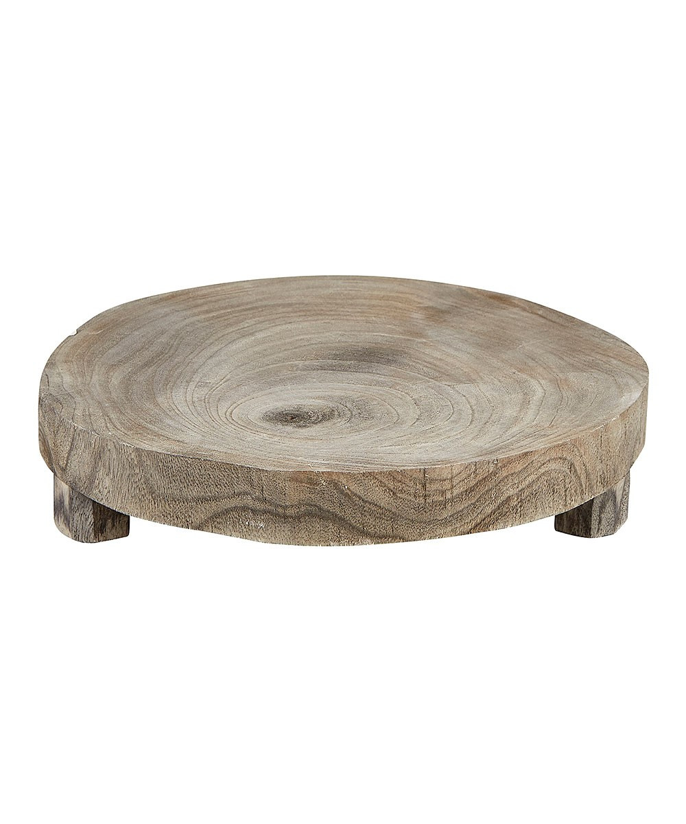 Santa Barbara Design Studio Serving Tray - Gray Medium Wood Riser | Zulily