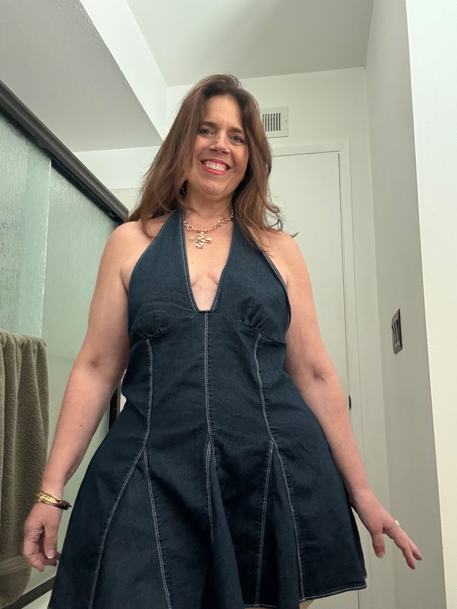 Little Denim Dress!

PacSun is delivering on so many cute styles and a few like this one have extended sizes available.

Love this fit and flair cut with the halter top vibe. The back has smocking from the bra line to the waist.

This is a great time to check out all the cute denim dresses PacSun is offering for your summer dress vibes.

Click into the selections and let me know which one is your favorite💬👇#littledenimdress

#LTKFindsUnder100 #LTKSeasonal #LTKMidsize