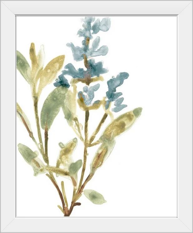 My Texas House Earthtone Herbs IV Floral White Framed Art Print 16" x 20" | Walmart (US)