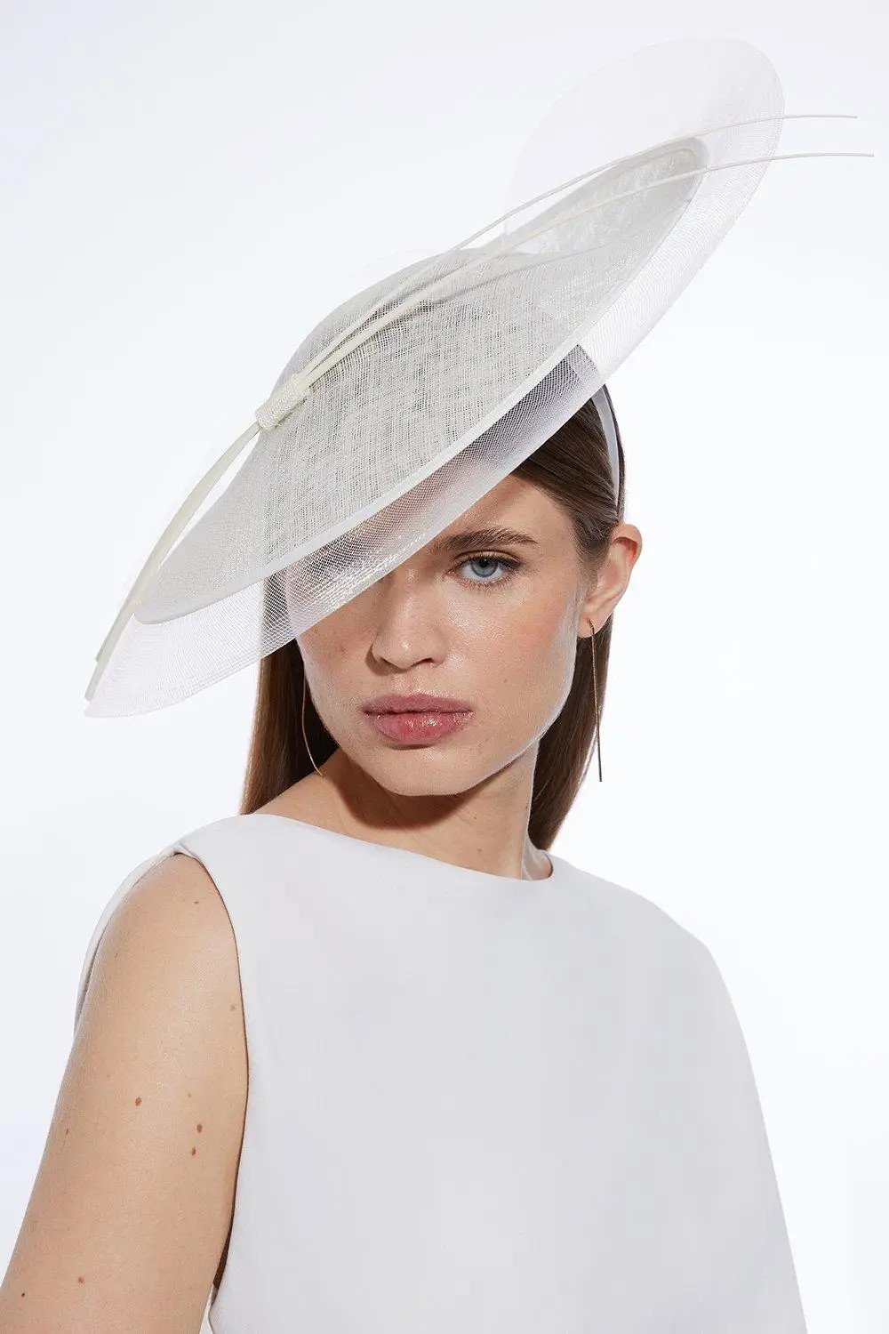 Layered Mesh Detail Headband Fascinator | Karen Millen