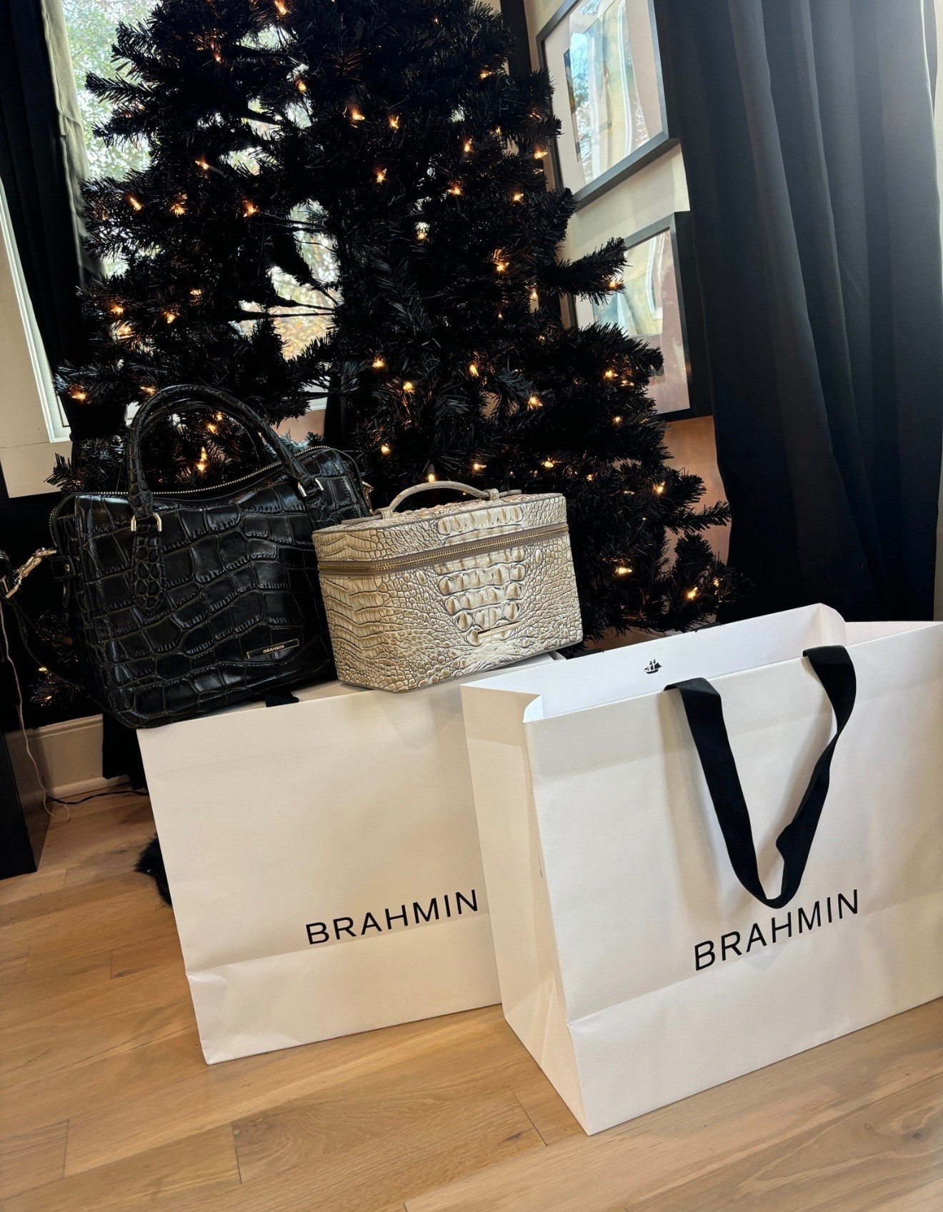 Welcome to the collection. I’ve been wanting the LV vanity case for a while but logic me was like ‘why would I pay thousands for something I KNOW it going to get dirty from all my makeup’ this one from Brahmin was only $165!! So I treated myself to a little something extra 🤣🤗 

#LTKBeauty #LTKItBag