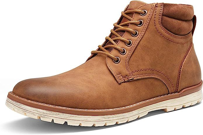 Vostey Men's Boots Hiking Boots for Men Casual Boots Mens Water-Resistant Chukka Boots | Amazon (US)