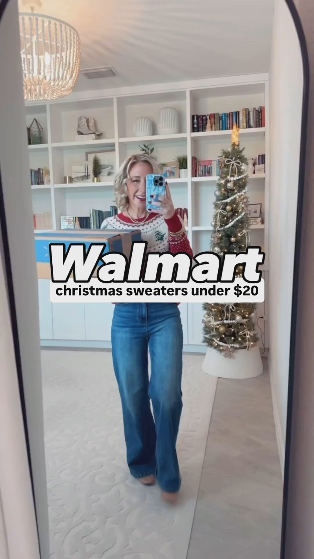 Walmart; Christmas sweaters under $20 - * Red Fair Isle - size small. * Wide leg jeans - size 25. * Slingback flats - tts. 1. Trees w/ Truck Sweater - size Medium. 2. Reindeer Fairisle Sweater - size Small. * Brown jeans - size 2.* Sequin/Beaded Bow slides - tts. 3. Sequin Trees Sweater - size Medium.

 

#LTKFindsUnder50 #LTKHoliday #LTKSeasonal