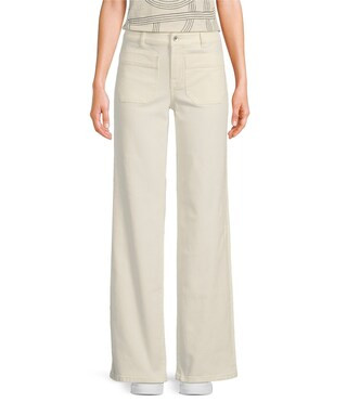 Sanctuary Marine Standard Waist Patch Pocket Wide Leg Pants | Dillard's | Dillard's