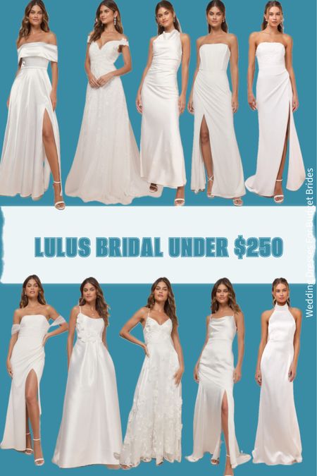 Sophisticated full length white dresses at Lulus. 

#gradsesson2024 #weddingdresses #bridaldresses #bridedresses #bridalgowns

#LTKSeasonal #LTKWedding #LTKParties