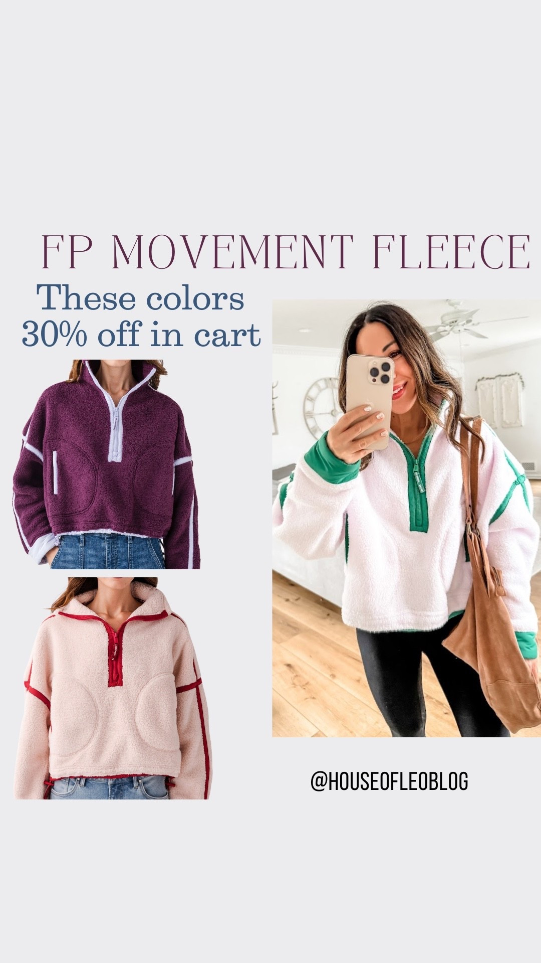 30% off in cart, wearing small fleece pullover

#LTKGiftGuide #LTKSaleAlert #LTKFindsUnder100