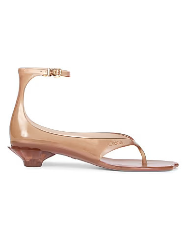 Chloé Jelly Flat Sandals | Saks Fifth Avenue
