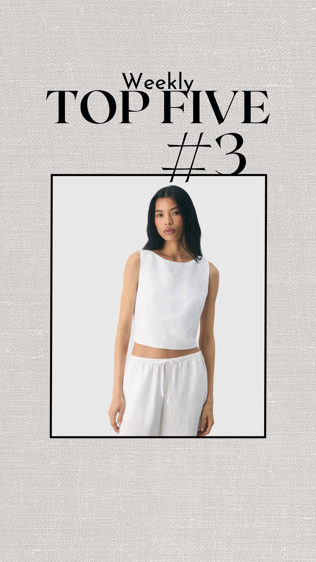 #3 bestseller this week: aritzia cruise linen top 

just ordered! this is a slightly cropped style + a thicker, but soft fabric compared to other styles i've tried 

linked to similar styles  

 #LTKSeasonal