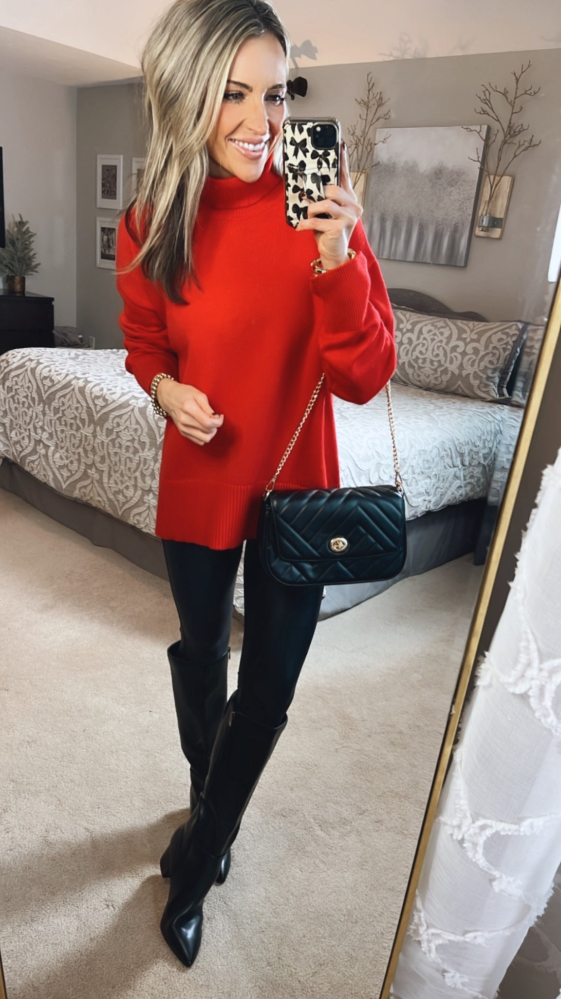Turtleneck sweater with high low hem! Adorable with leggings, skirt or jeans! Colors: red, nutmeg & olive green. TTS 

#LTKHoliday #LTKFindsUnder50 #LTKPetite