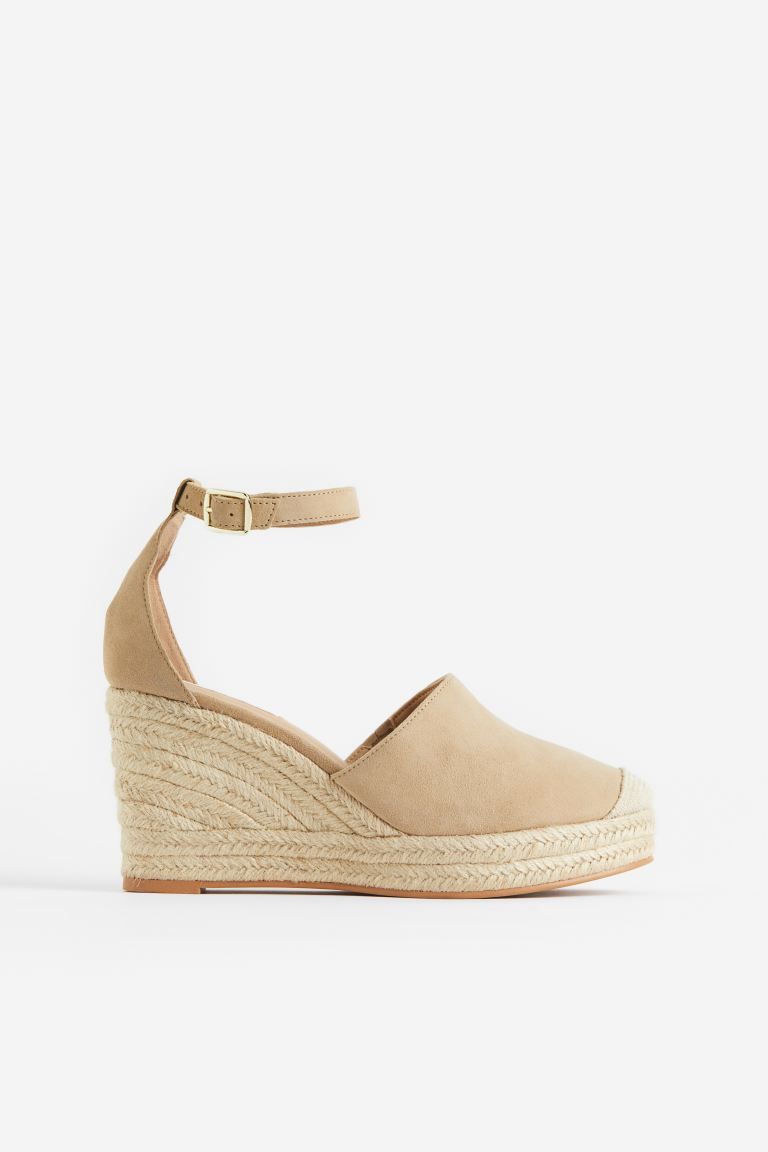 Wedge-heeled suede espadrilles | H&M (US + CA)