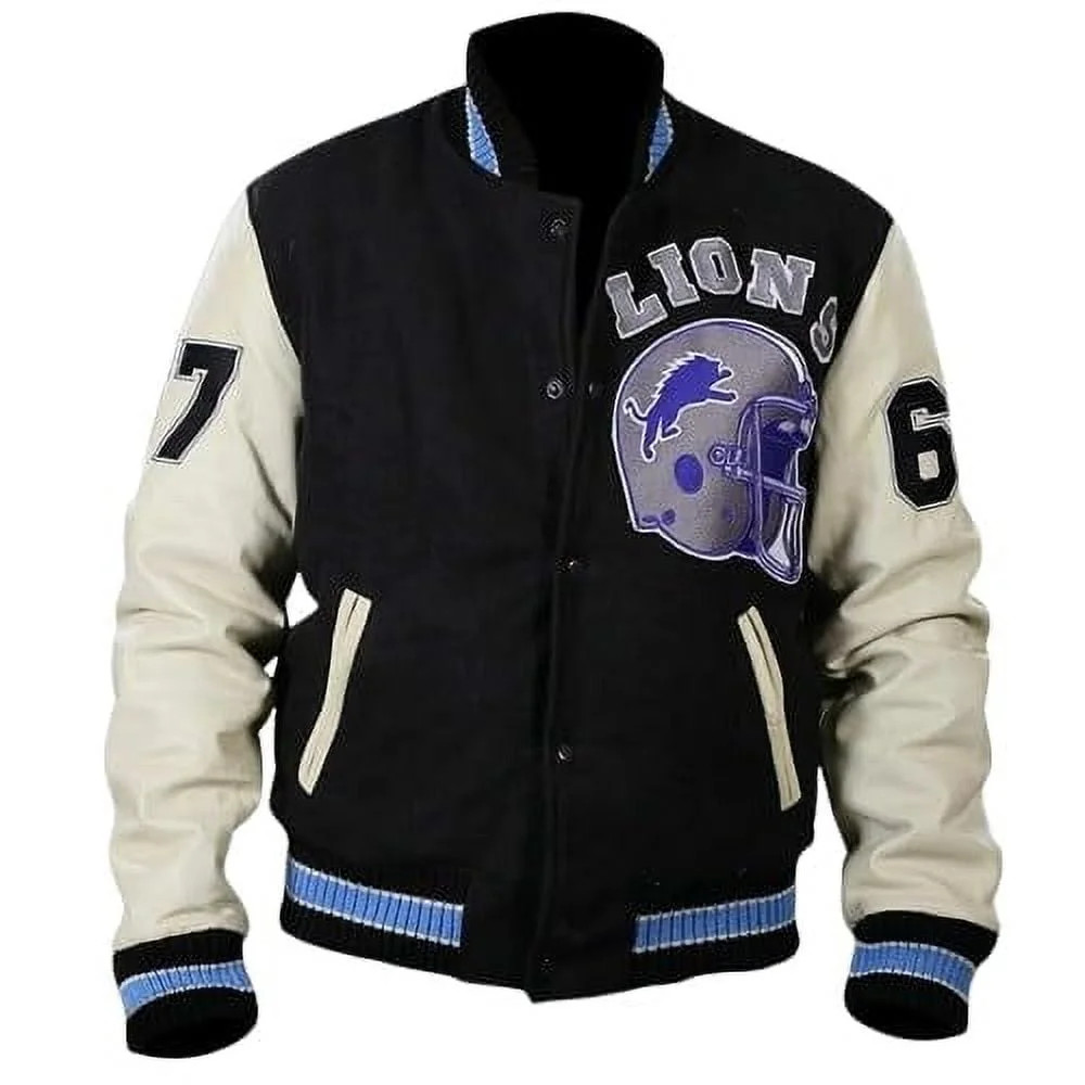 HIDE CRAFTS CLASSIC LEATHER New Hills Cop Axel Foley Varsity Jacket |Letterman Bomber Venom Detro... | Walmart (US)
