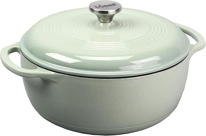Lodge Essential Enamel Cast Iron Dutch Oven - Perfect for Bread Baking, Braising, Marinating & Sl... | Amazon (US)