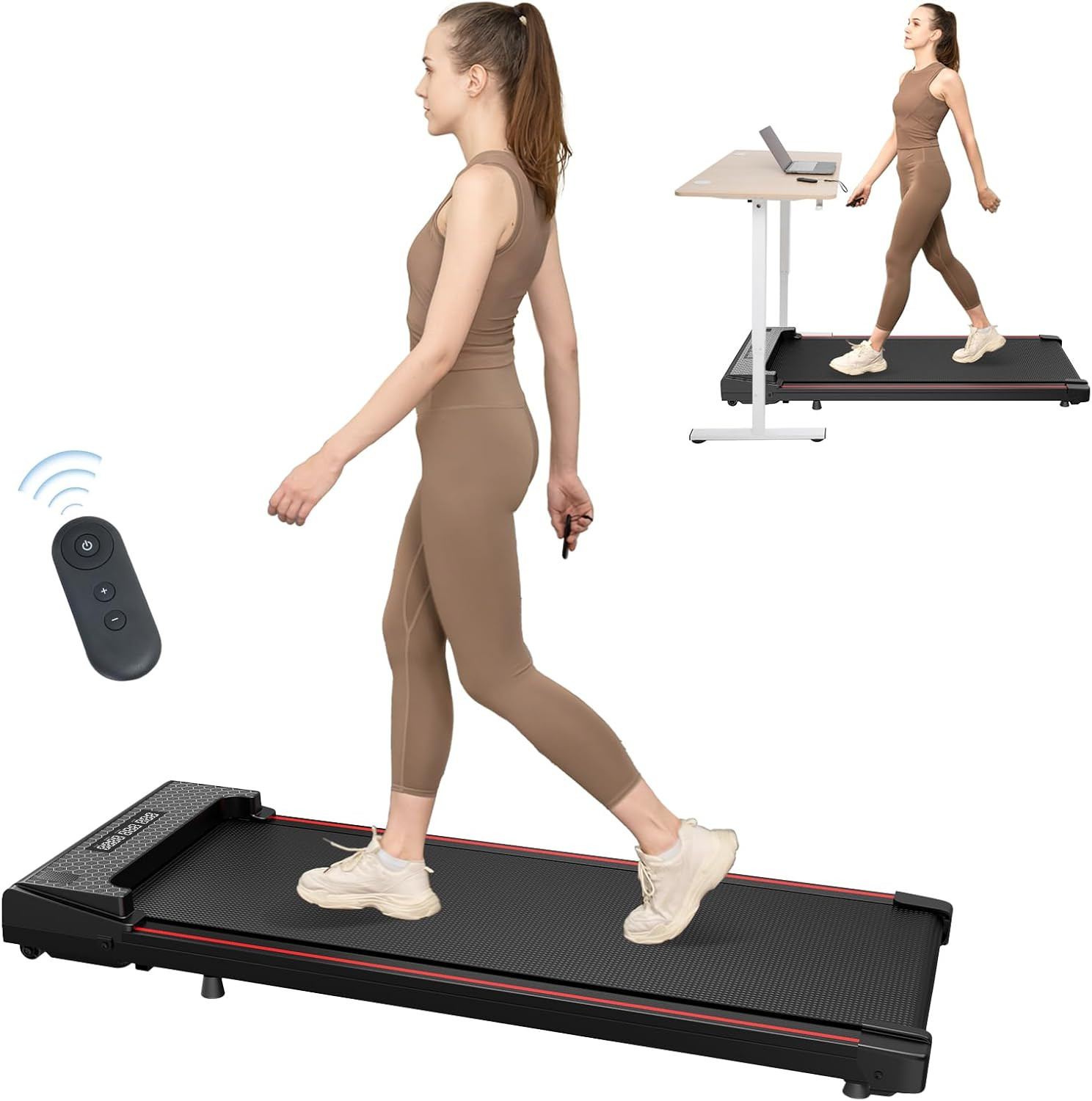 CITYSPORTS Treadmills,Walking Pad with Remote Control,Under Desk Treadmill for Home/Office Fitnes... | Amazon (UK)