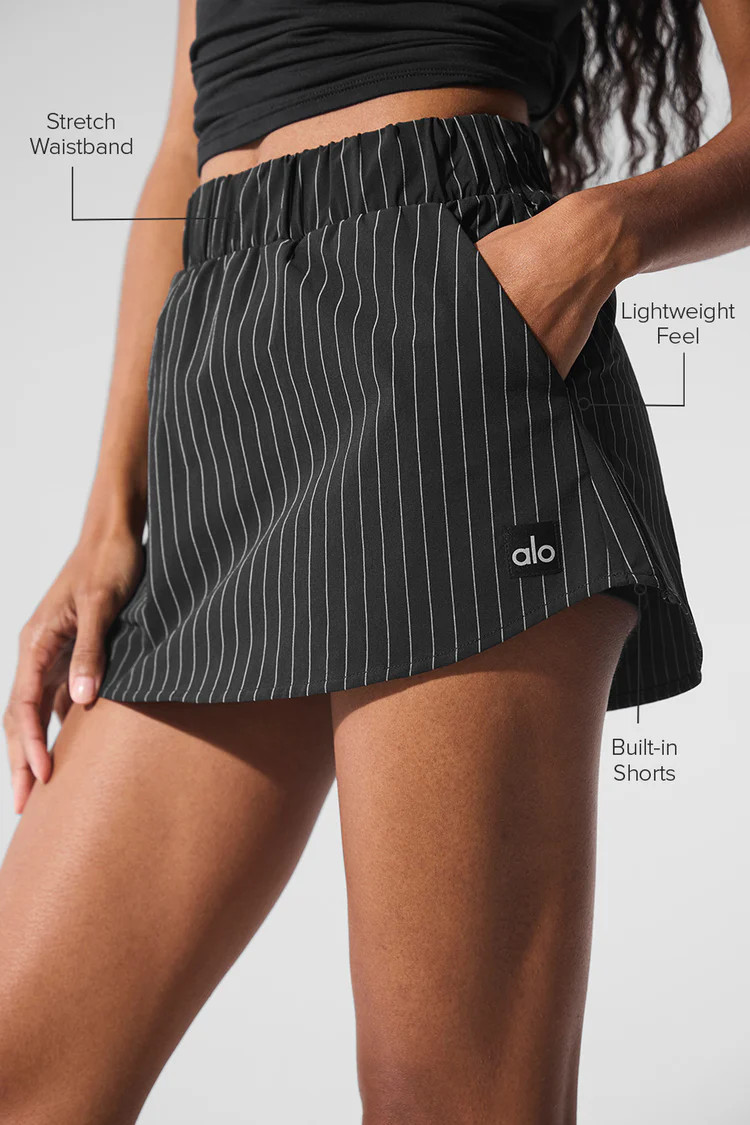 Pinstripe Daylight Mini Skirt | Alo Yoga (US)