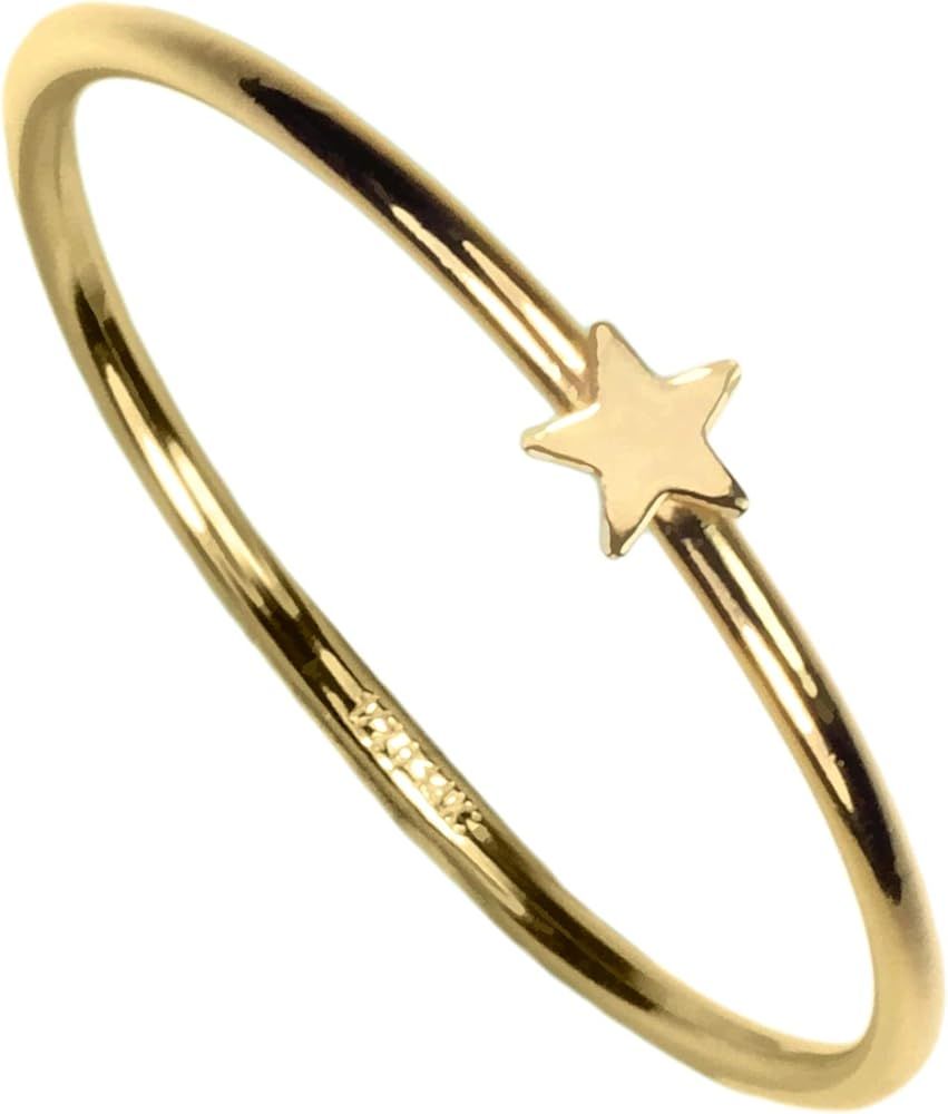 14kt Gold Fill Star Stacking Ring Size 7 | Amazon (US)