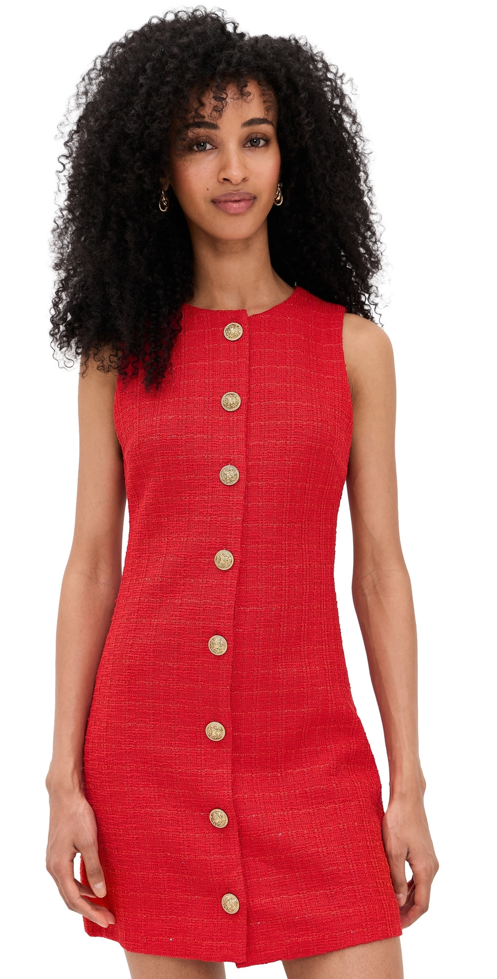 ALICE + OLIVIA Cade Shift Mini Dress Chili Pepper 2 | Shopbop