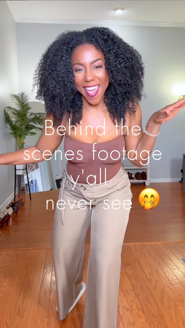 The polished reel is cute… but THIS is what really happens in between takes. 😂💃🏾

Singing, dancing, hyping myself up, fixing my hair for the 37th time, and pretending my living room is a runway.

Creating content by yourself means being the model, stylist, creative director, camera operator, and personal hype woman all at once. And honestly? I wouldn’t have it any other way. 🤎✨

The footage y’all never see. 🤭

#LTKdayinmylife #LTKstorytime