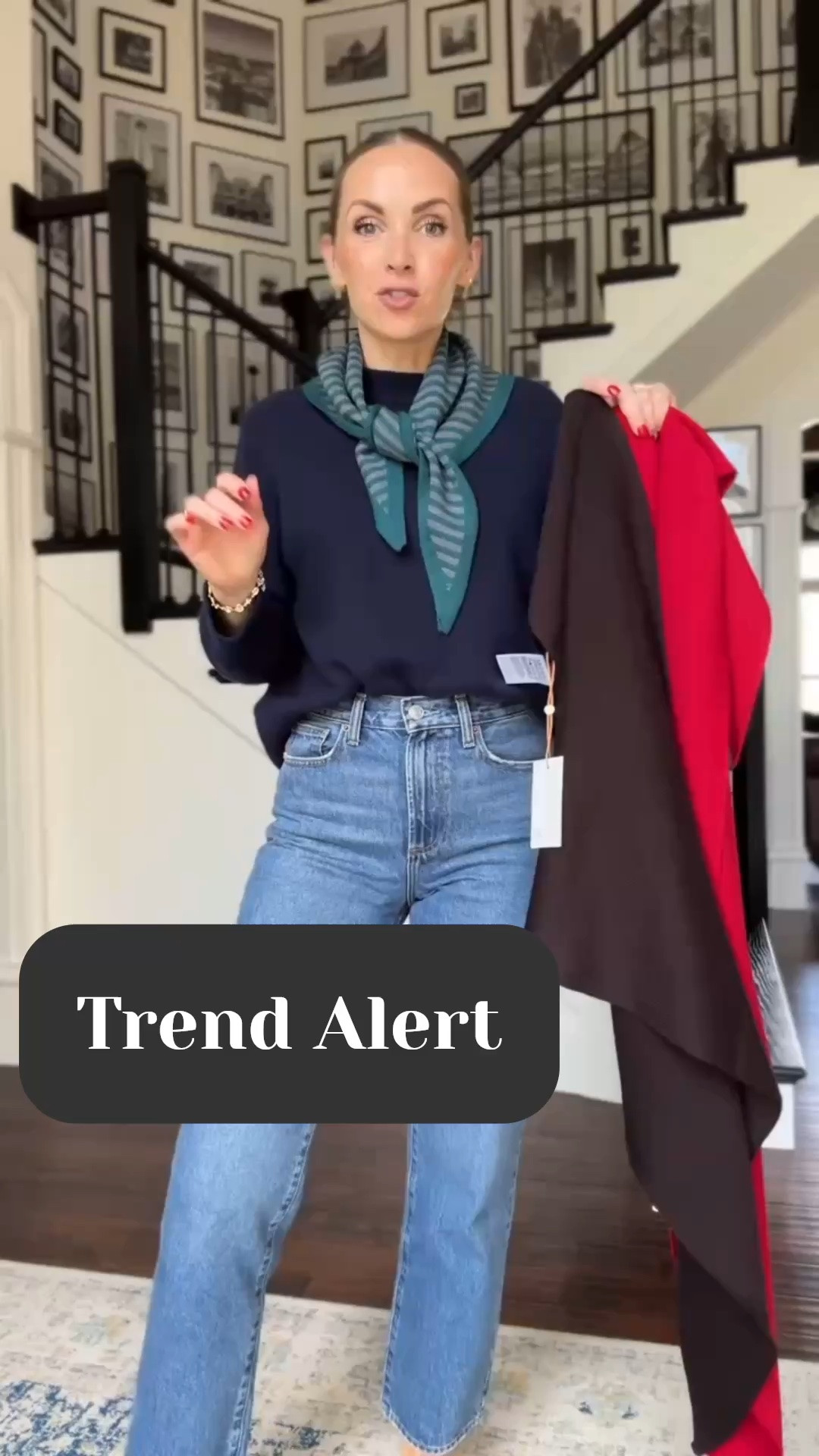 Triangle scarves are selling out everywhere- @Quince has the cutest options!

#LTKgrwm #LTKootd