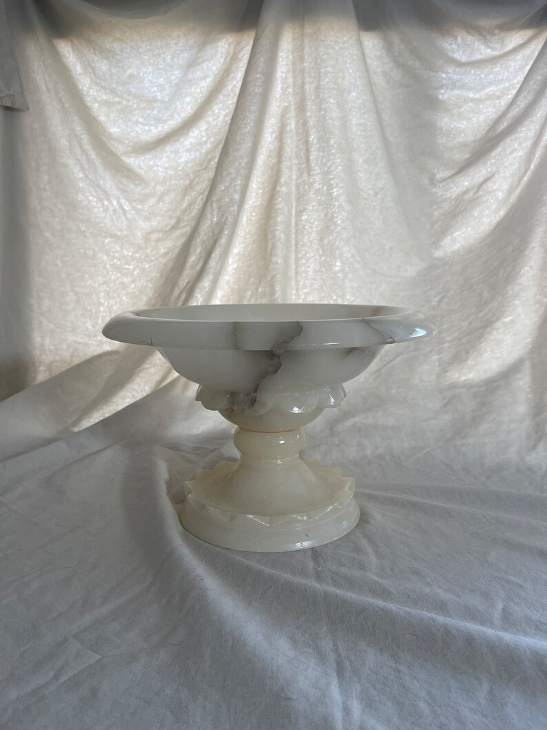 Alabaster Bowl Marble Bowl Stone Fruit Bowl Fruit Bowl in Advance Vintage Fruit Bowl - Etsy | Etsy (US)