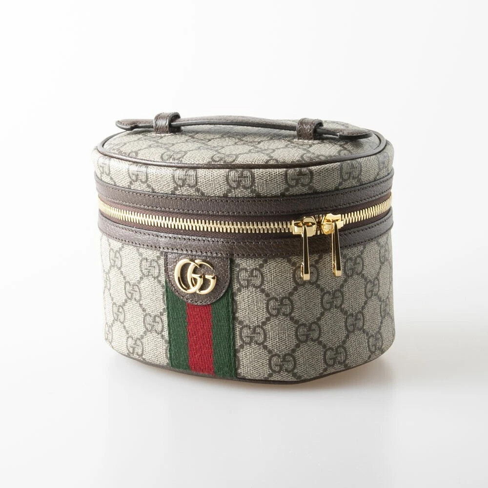 Gucci Ophidia Gg Supreme Lg Cosmetic Vanity Bag 627463 Beige/Combination | eBay US