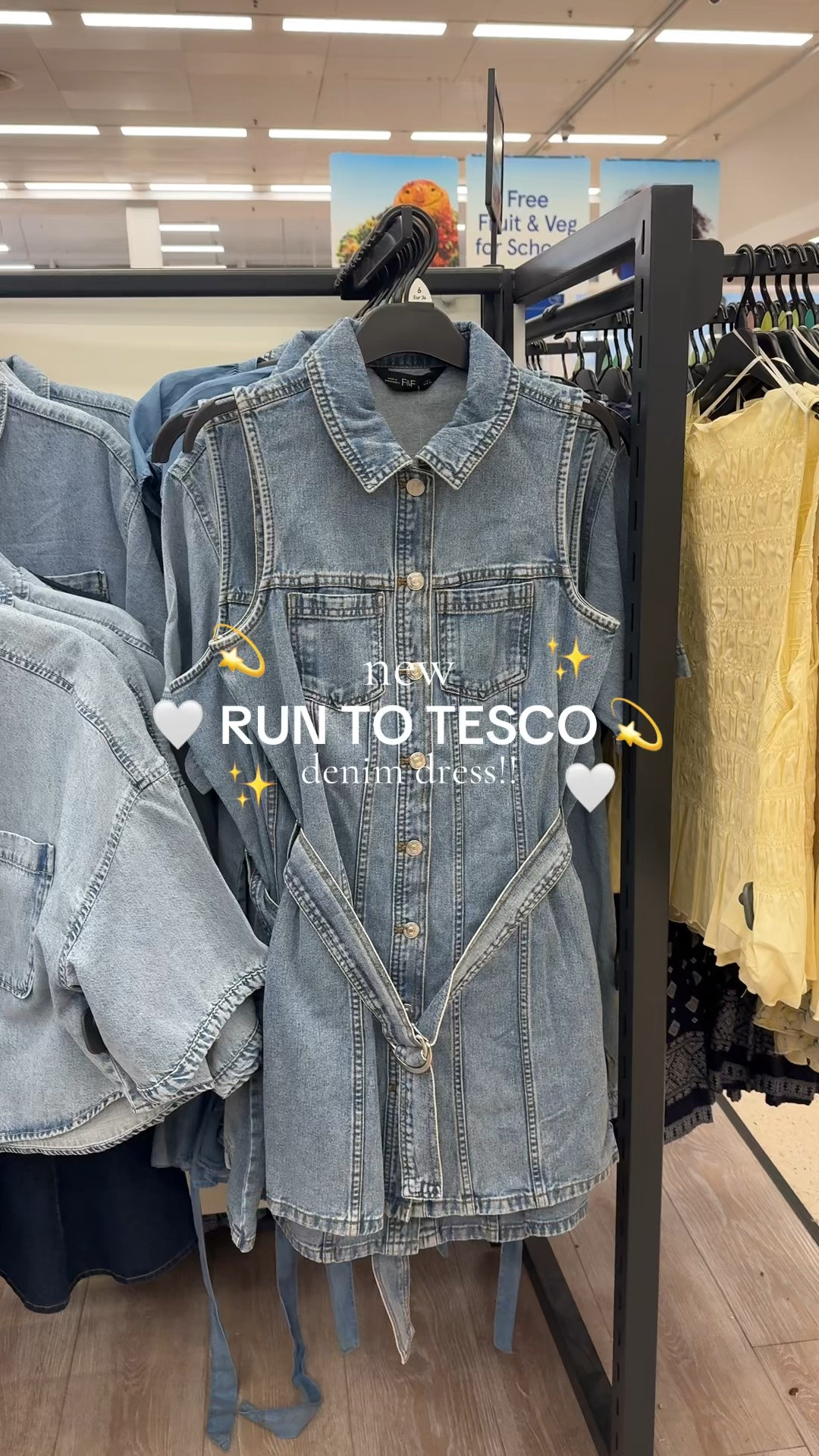 Gorgeous new F&F Tesco denim dress!! So perfect for summer ☀️🌴

#LTKuk #LTKspring #LTKsummer