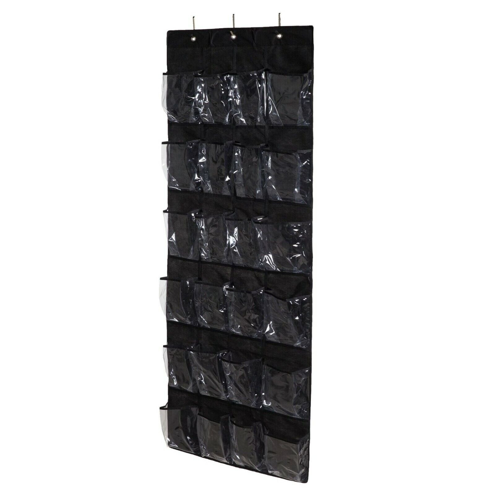1Pc 24 Wide Pockets Over the Door Hanging Shoe Organizer | Bed Bath & Beyond