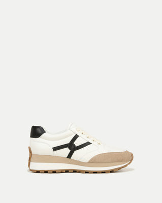 Veronica Beard Valentina Sneaker White Black | Veronica Beard