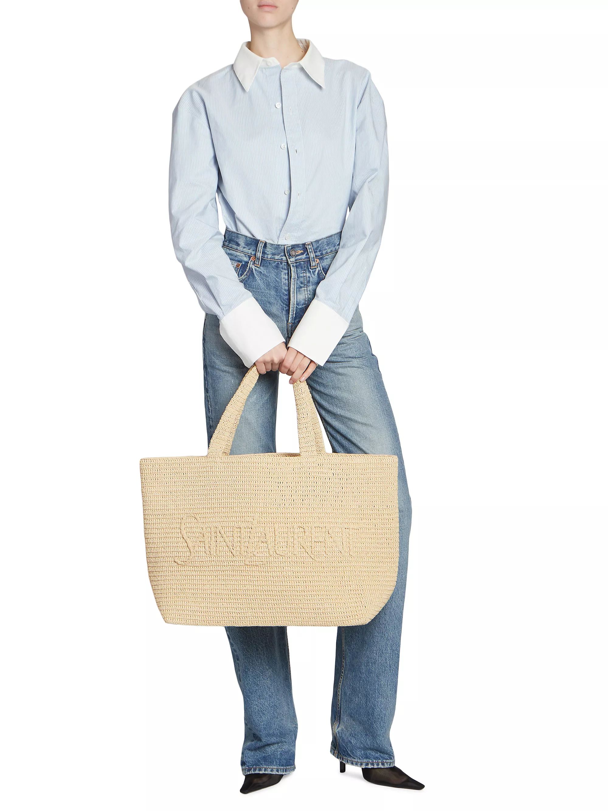 Tote in Raffia | Saks Fifth Avenue