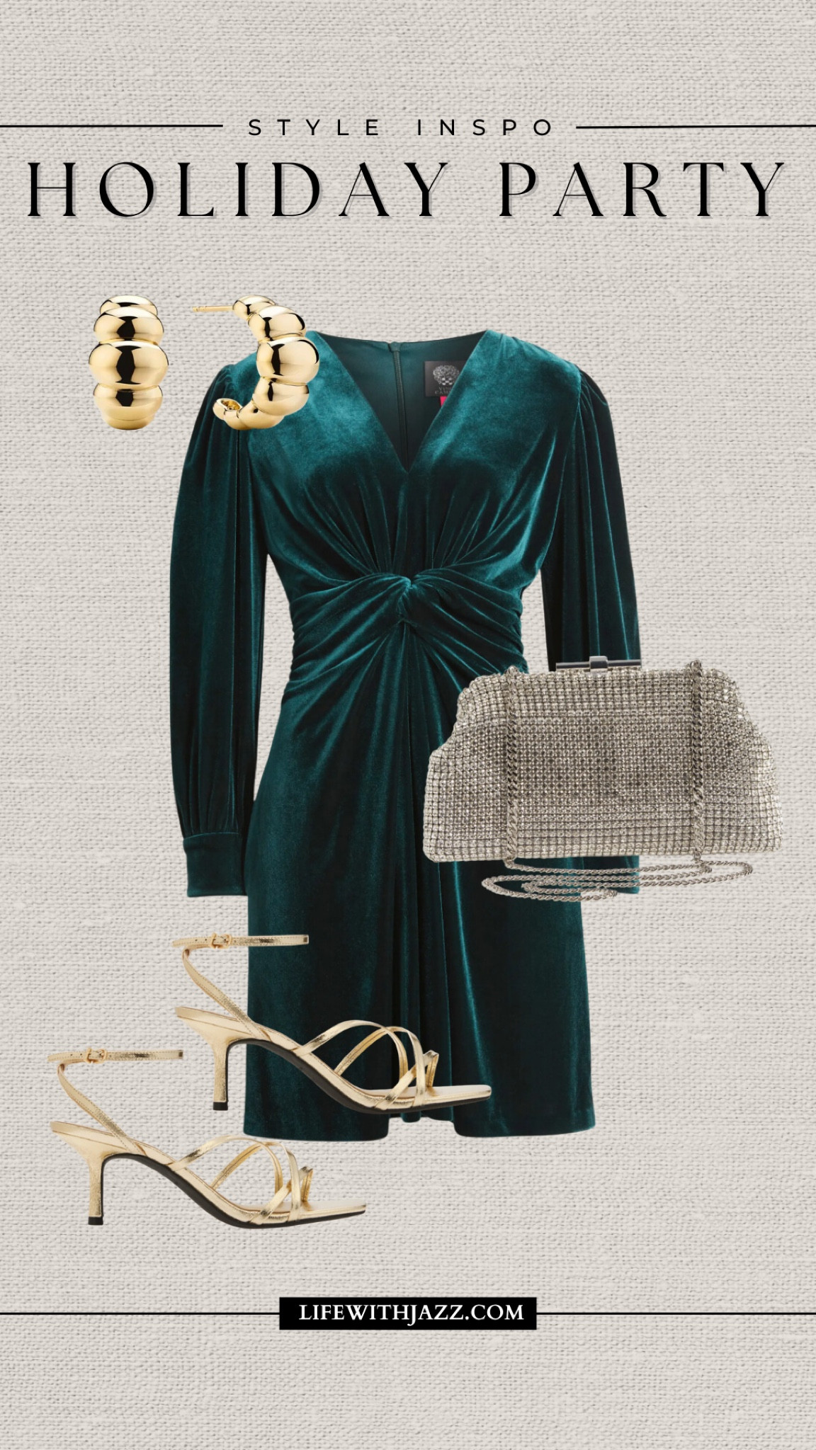 Style inspo: holiday party 

Forrest green suede dress / gold earrings / champagne clutch purse / gold heels / special occasion 

#LTKHoliday #LTKStyleTip