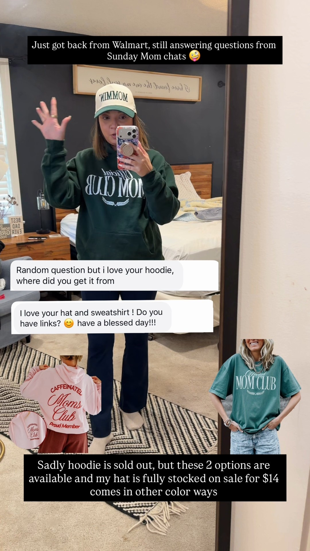 Mountain movers brand fits true to size and their stuff is great quality never shrinks! Also anywhere I go people stop and ask me about my hat when I wear it 🤩 

#LTKmomlife #LTKootd #LTKSaleAlert