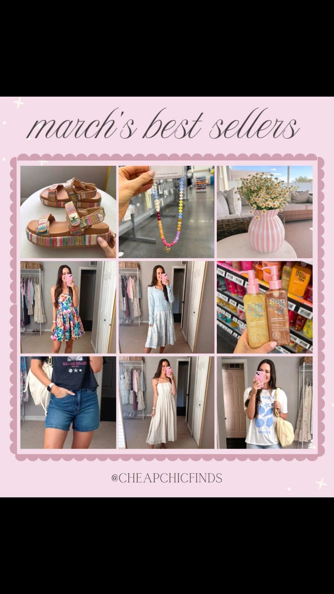 March's best sellers!!

Viral Walmart finds
Walmart sandals

#LTKootd #LTKSeasonal