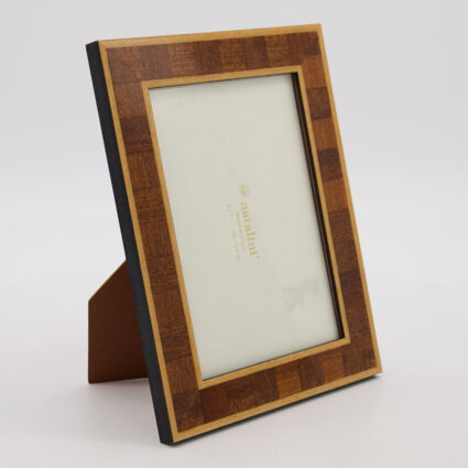 Brown Wooden Photo Frame 5x7cm | TK Maxx