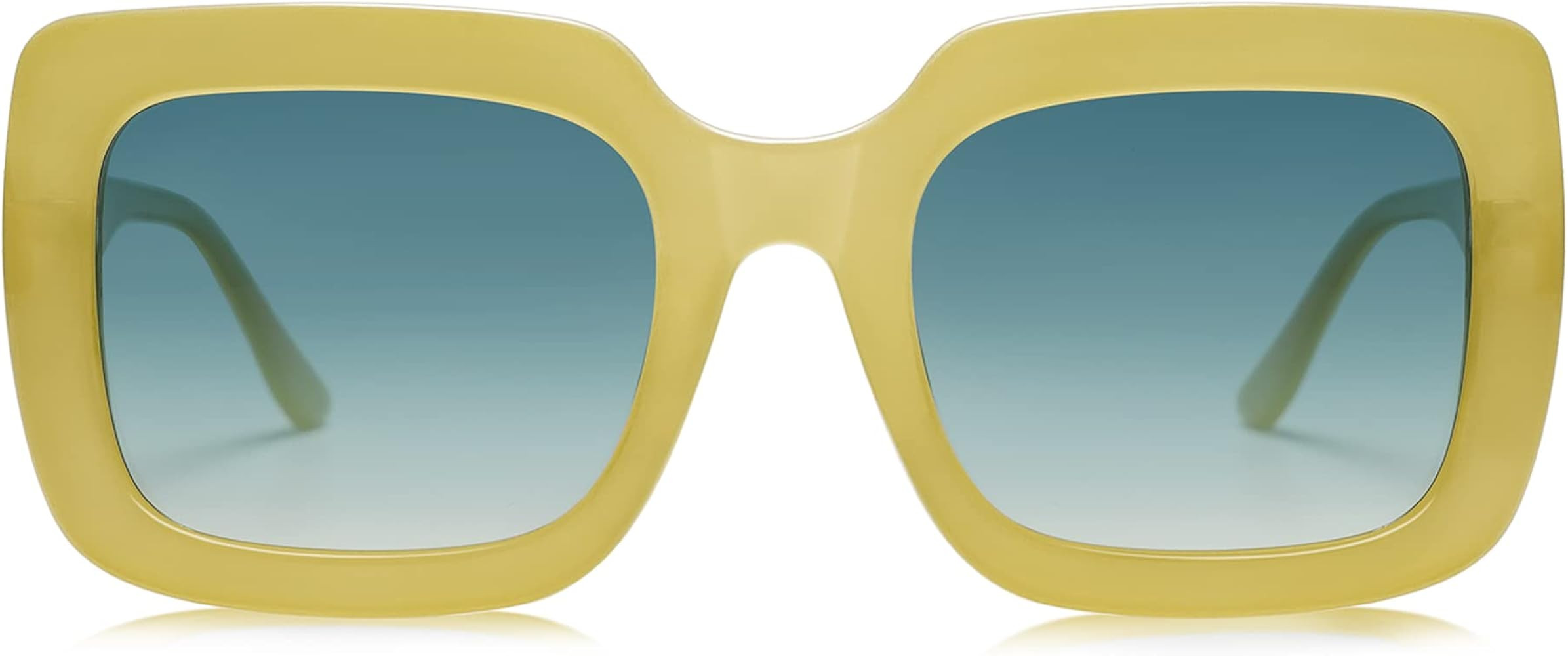 SOJOS Retro Nude Square Polarized Sunglasses for Women Trendy 90s Rectangle Sun Glasses UV400 Sha... | Amazon (US)