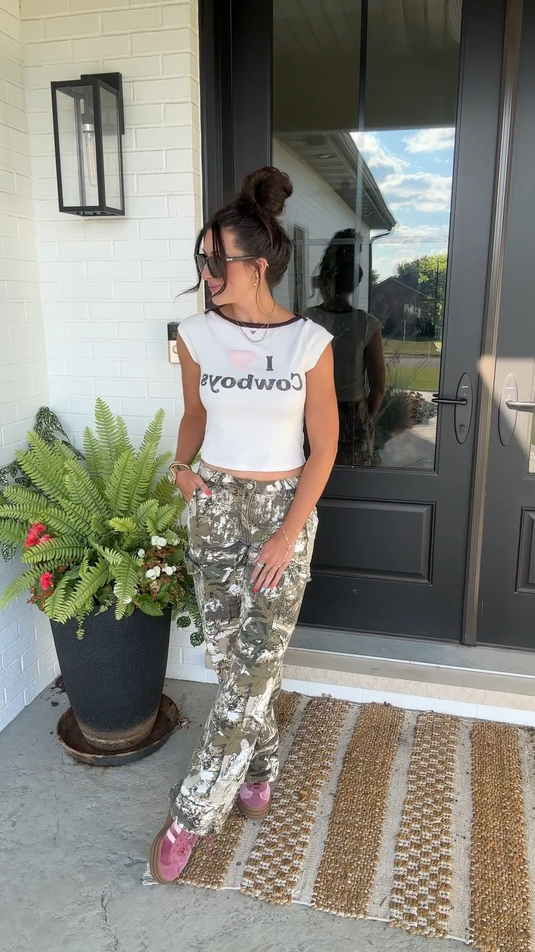 Camo cargos are my favorite fall piece! 

#LTKSeasonal #LTKCon #LTKStyleTip