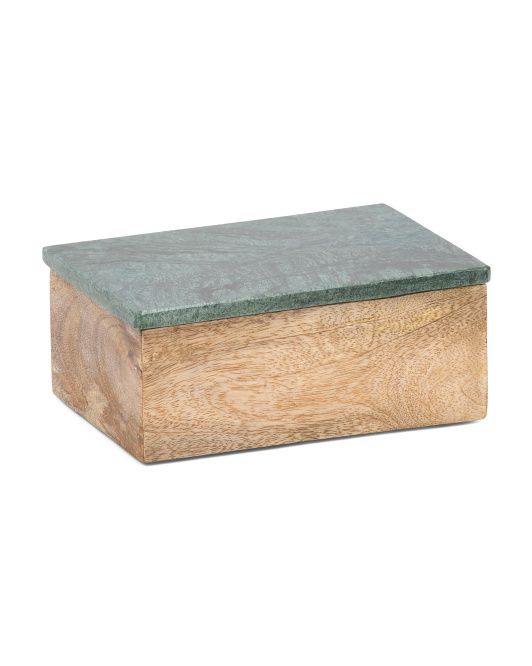 Marble Wood Box | TJ Maxx